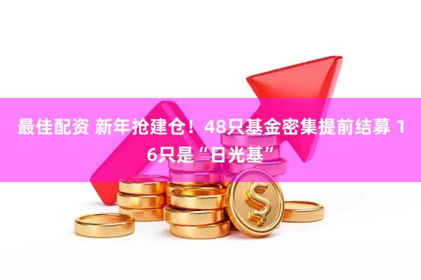 最佳配资 新年抢建仓！48只基金密集提前结募 16只是“日光基”